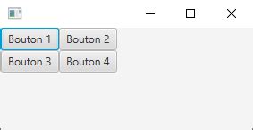 GridPane Layout JavaFX に対する画像結果