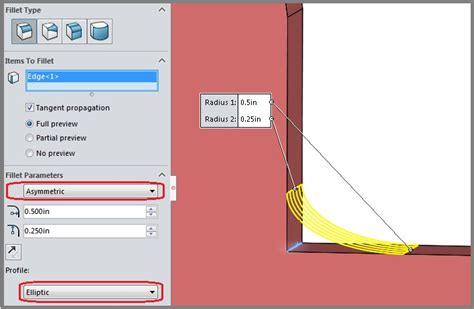 Image result for Fillet SolidWorks