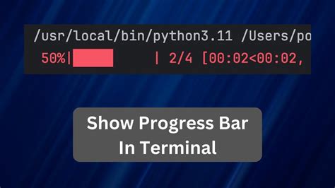 Toradh íomhá ar Unix Terminal Loading Bar