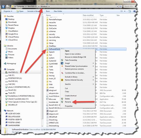 Image result for Windows Update Folder