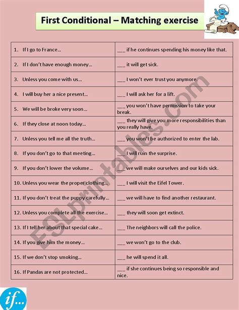 If First Conditional Exercises に対する画像結果