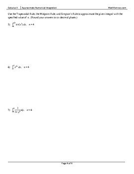 Afbeeldingsresultaten voor Natural Log Integration Worksheet