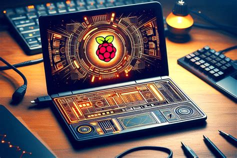 Toradh íomhá ar Raspberry Pi 4 Laptop Kit