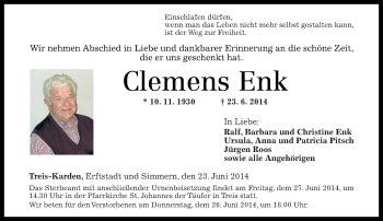 Trauer Enk に対する画像結果