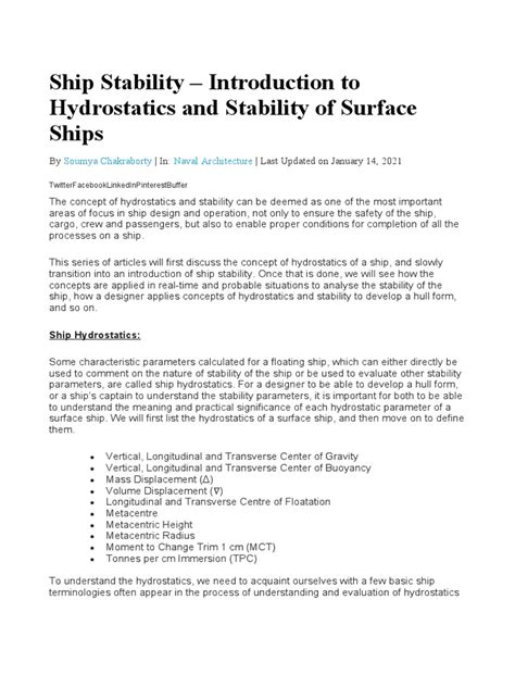 Image result for Dynamic Stability Ship