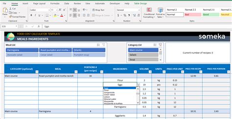 Toradh íomhá ar Excel Template Formula List