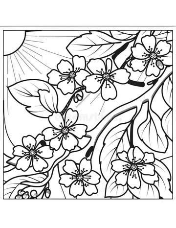 Toradh íomhá ar Beautiful Spring Coloring Pages