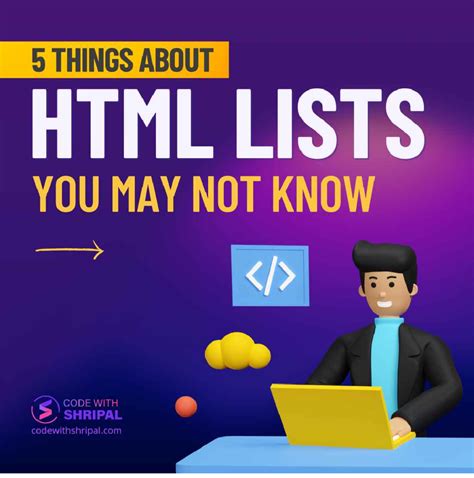 Image result for Basics of HTML List