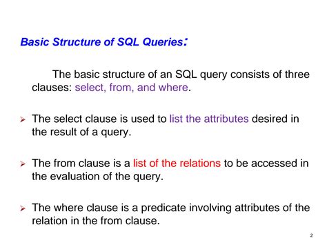 Image result for Understanding Basic Structure of SQL