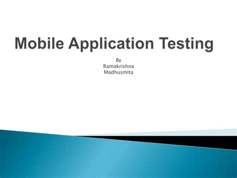 Image result for Mobile Application Testing PPT