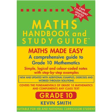 Mathematics Grade 10 Study Guide PDF Download に対する画像結果