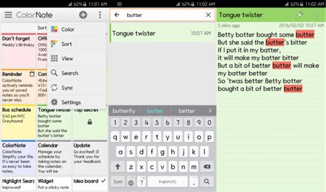 Toradh íomhá ar ColorNote for PC Windows 10
