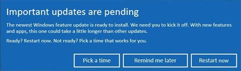 Toradh íomhá ar Windows Notification Update Available