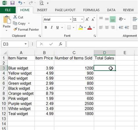 Image result for How to Create a Formula in Excel