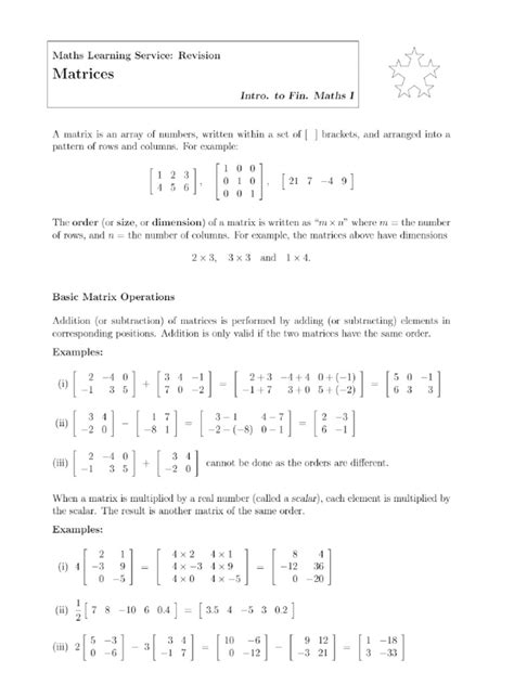 Matrix Multiplication Question Sheet に対する画像結果