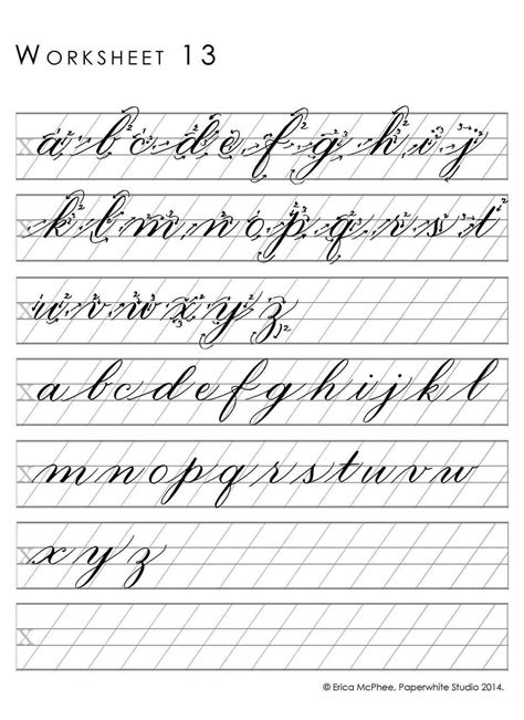 Toradh íomhá ar Calligraphy Alphabet Cursive Writing