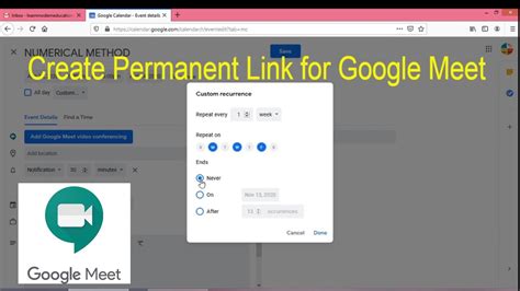Image result for Google Meet Link Create