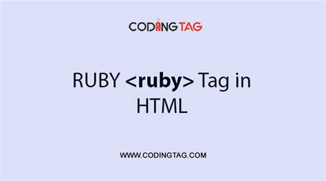 Image result for HTML Ruby Tag