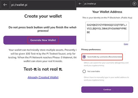 Pi Wallet Create に対する画像結果