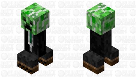 Minecraft Skins Custom Java PNG Creeper in a Suit に対する画像結果