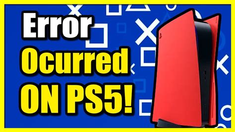 Image result for PS5 Errors