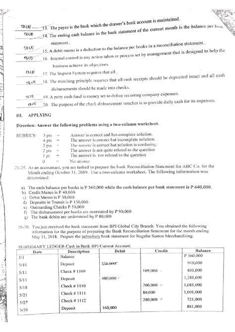 Image result for Comprehensive Exam of Accountancy Example