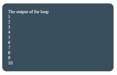 Image result for For Loop in HTML