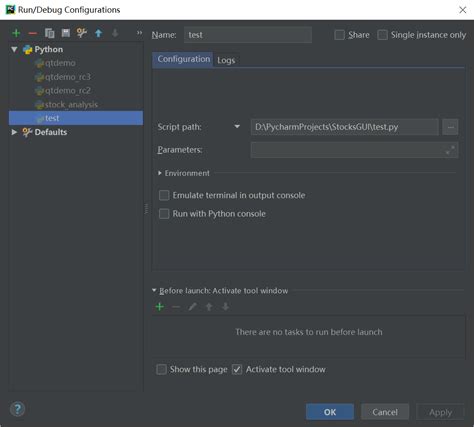 Toradh íomhá ar PyCharm Debugger Sign