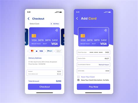 Horizontal Card UI Design に対する画像結果