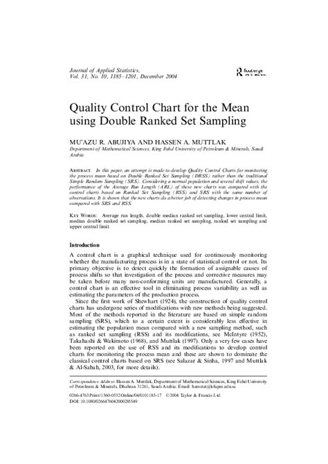 Image result for Quality Sampling Chart