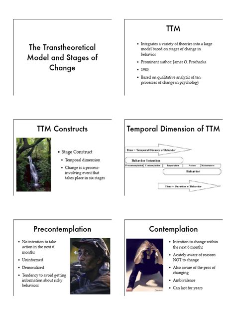 transtheoretical model ppt | PDF | Applied Psychology | Psychological ...