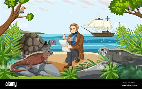 Image result for Charles Darwin Animated