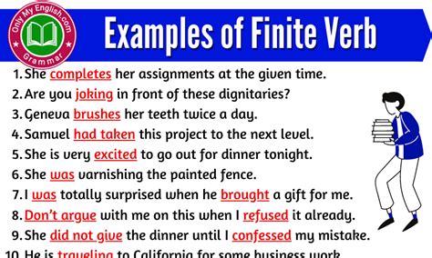 Finite Verb: Definite, Rules, Examples, and List » Onlymyenglish.com