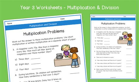 Toradh íomhá ar Problem Solving Multiplication and Division