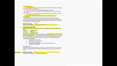 Image result for E/M Coding Worksheet