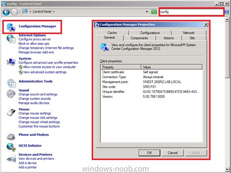 Toradh íomhá ar SCCM Control Panel