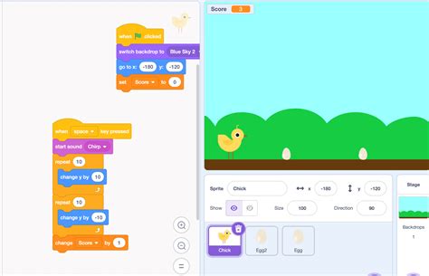 Toradh íomhá ar How To Make A Jumping Game On Scratch