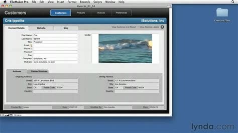 Toradh íomhá ar FileMaker Pro 11 Tutorial