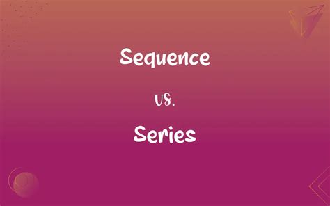 Series Sequence に対する画像結果