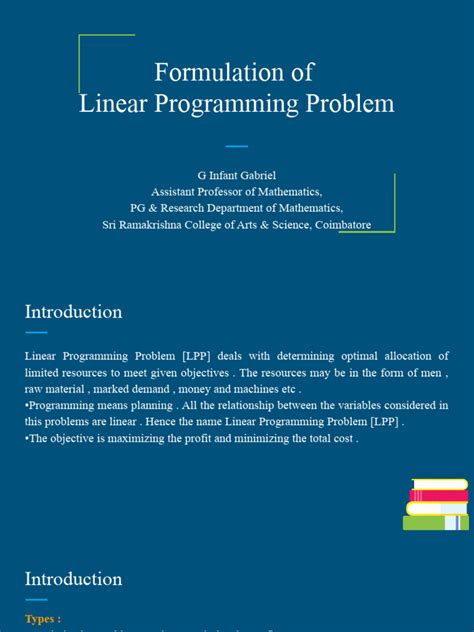 Afbeeldingsresultaten voor General Linear Programming Problem LPP and Its Mathematical Formulation