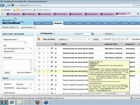 Bildergebnis für ManageEngine ServiceDesk Plus Ticketing Process
