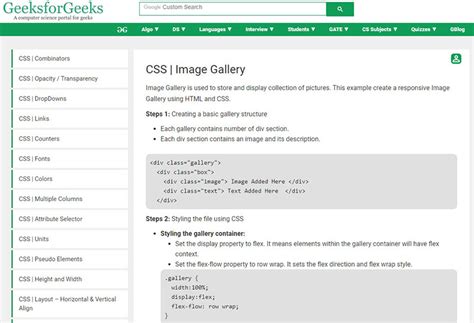 Image result for Example Foto for CSS