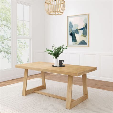 Image result for Living Spaces Rectangular Dining Table