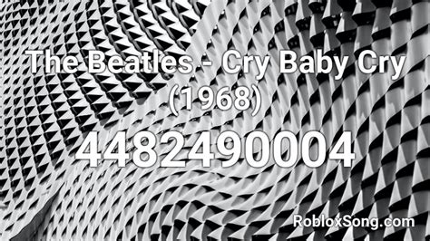 Toradh íomhá ar Cry Baby Roblox ID Code