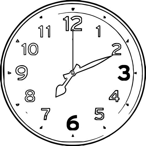 Image result for Clock Arrows Coloring Page