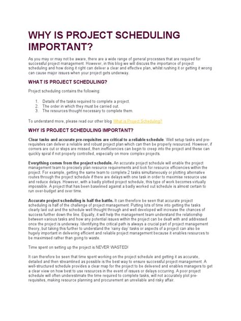 Image result for Efficient Project Scheduling