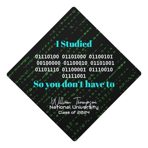 Toradh íomhá ar Graduation Cap Ideas for Computer Science