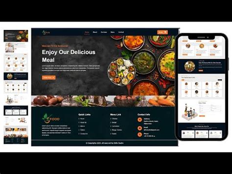 Image result for Food Website Using Bootstrap