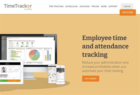 Time Tracker Project に対する画像結果