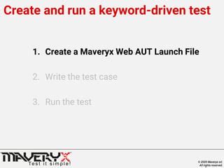 Toradh íomhá ar Keyword-Driven Test Code Example Screen Shot